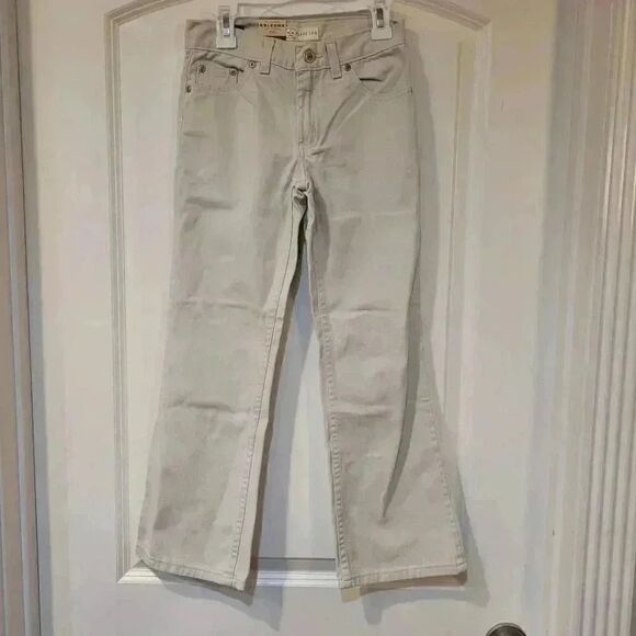 Arizona Jean Co Girl's Stone Cotton Flare Bootcut Jeans - Picture 2 of 11